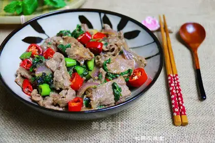 Fried beef