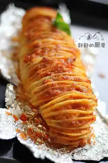 New Orleans accordion baked potatoes