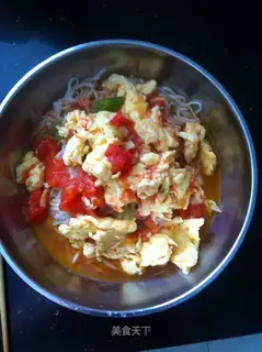 Tomato eggs for noodles
