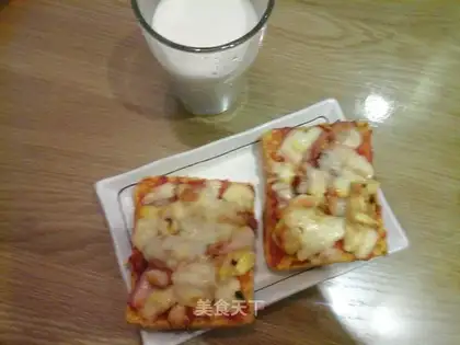 Easy breakfast pizza