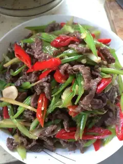 Celery and beef