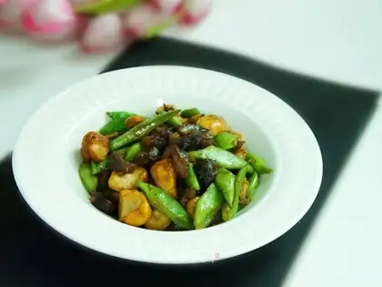 The soybeans and cucumbers