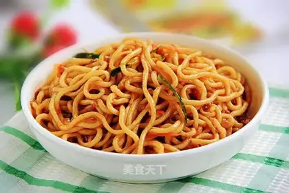 Pizza sauce noodles