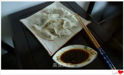 Three fresh dumplings