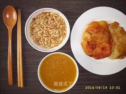 Pumpkin's potato pancakes