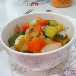 Dry onion cucumber carrot