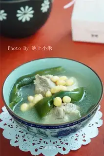 Sea bean bone soup