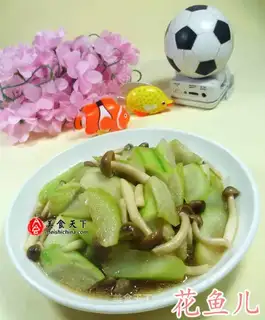 Crab-flavored mushrooms