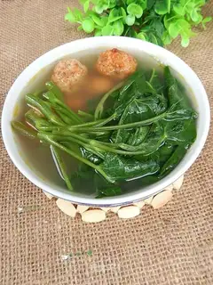 Blanche meat soup
