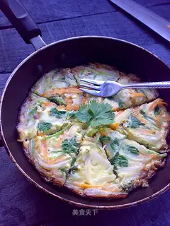 Onion fried eggs