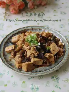 Shrimp sauce and tofu