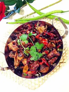 Spicy dry chicken