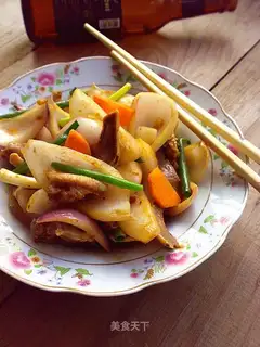 Soy sauce and pig tongue