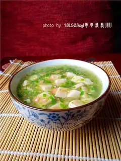 ♪ A green gravy ham tofu ♪