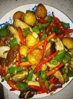Golden egg mushrooms