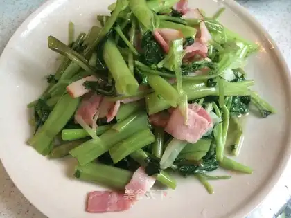 Bacon cabbage
