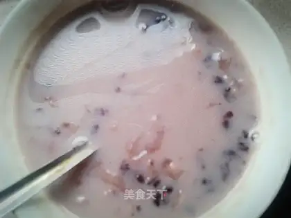 Milk and rice congee