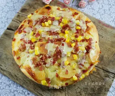 Cheese bacon bread