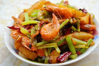 Spicy shrimp