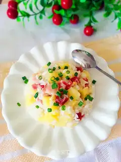 Salted potato rice