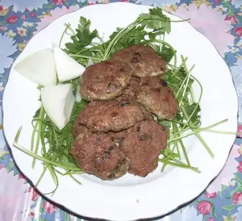 Fried mutton meatballs