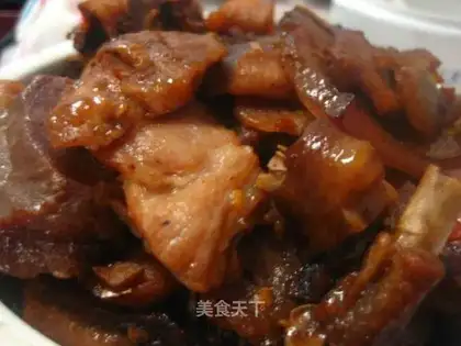 Steaming cured meat