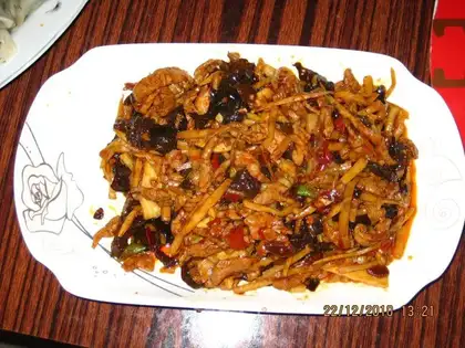 fish-flavored pork