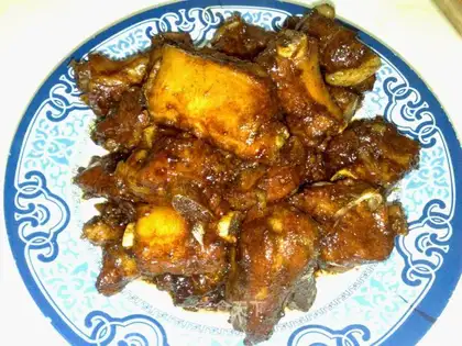 braised pork ribs