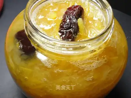 Date, honey, grapefruit tea