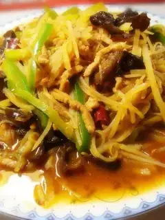 Shanzhai version of fish-flavored shredded pork