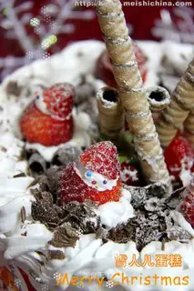 Snowman cake