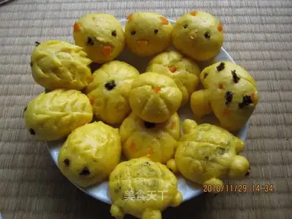 DIY Pumpkin Small Mantou