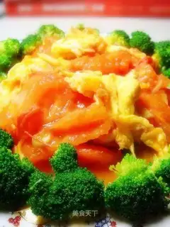 egg-flavored tomato broccoli