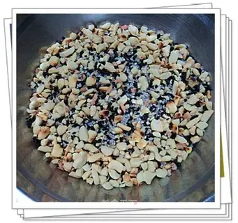 How to practice peanut and sesame filling