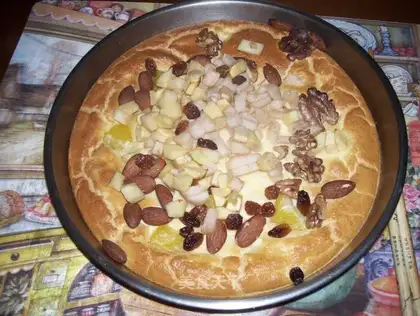 sugar-free fruit cake pie