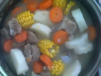 Huaishan corn bone soup
