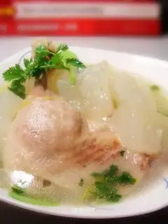 Winter melon and duck leg stewed