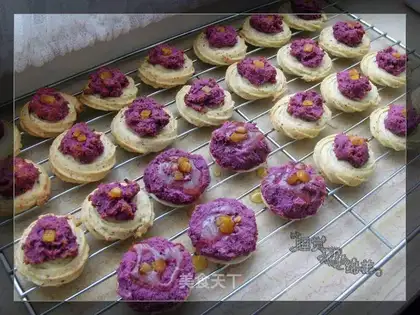 Purple potato cookies