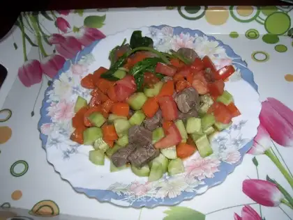 salad three diced
