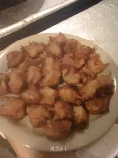 Created fried potato meatballs