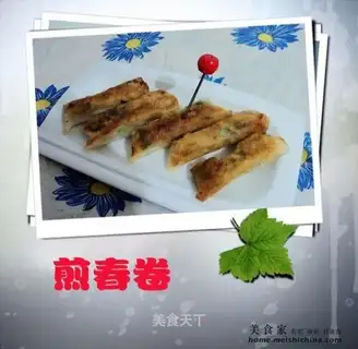 Pan-fried spring rolls