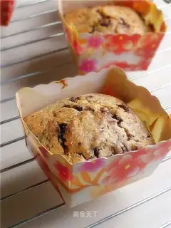 Banana chocolate muffin