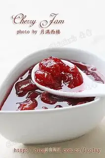 large cherry jam
