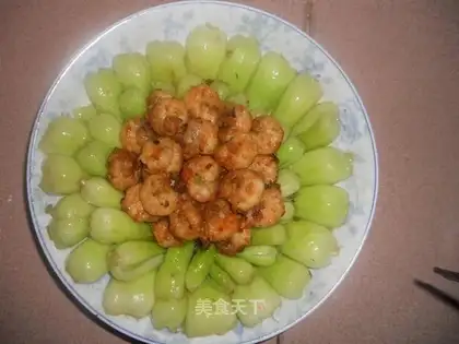Jade burned pearls