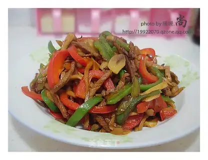 Three shredded Pleurotus eryngii