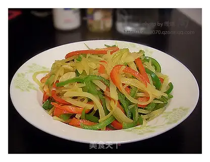Double-pepper shredded potatoes