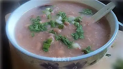 Lotus root, peanut, cuttlefish porridge