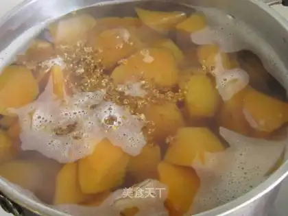 Sugar osmanthus sweet potato soup