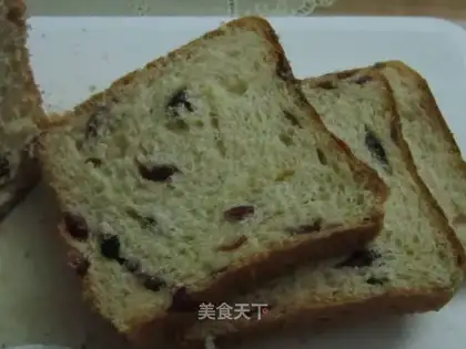 Almond, honey, dried fruit toast