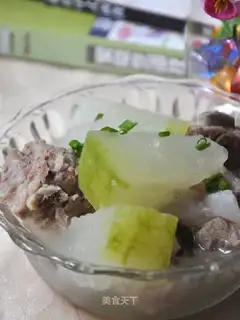 Winter melon pork ribs soup
